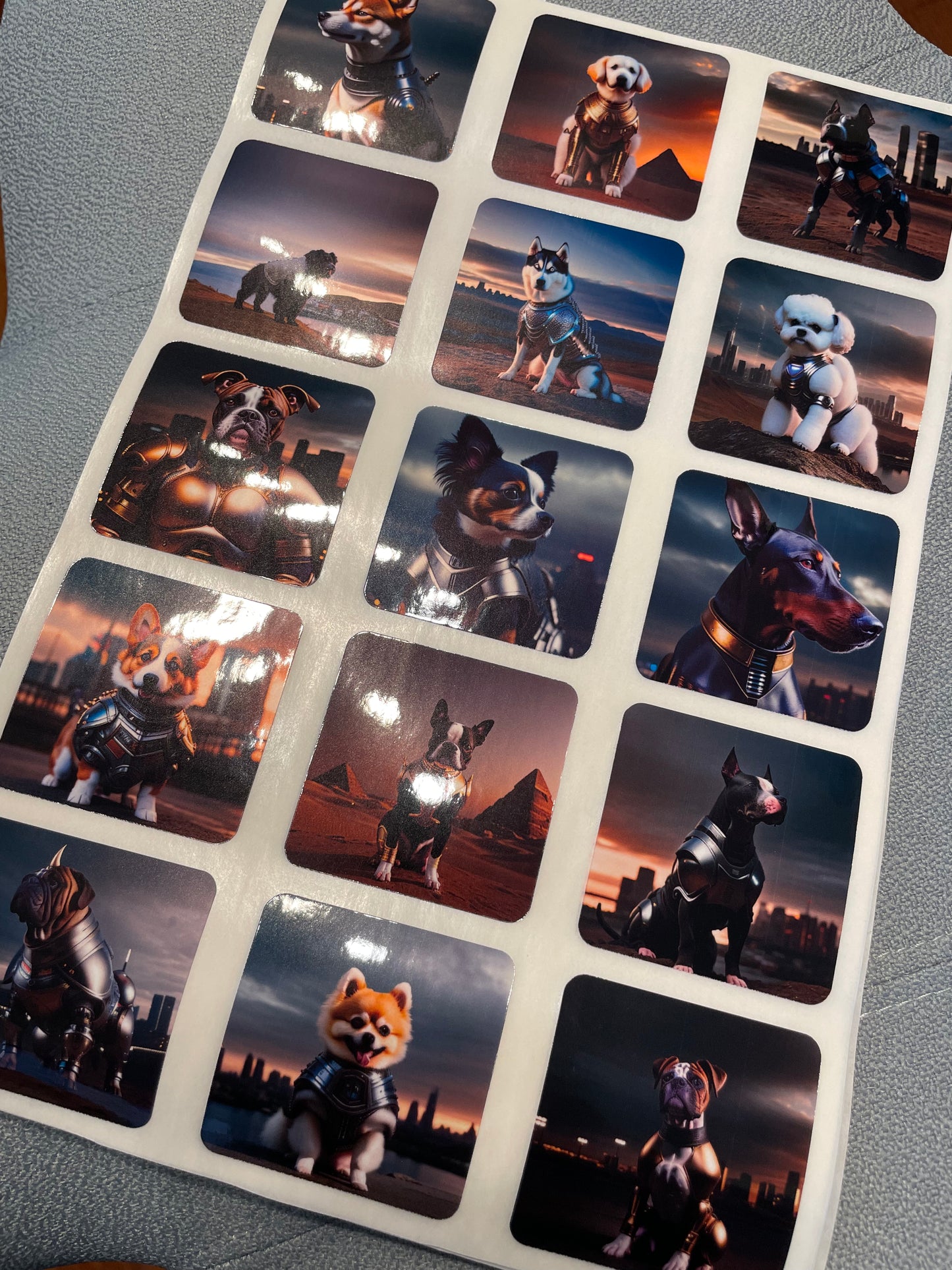 Battle Doge Sticker Set