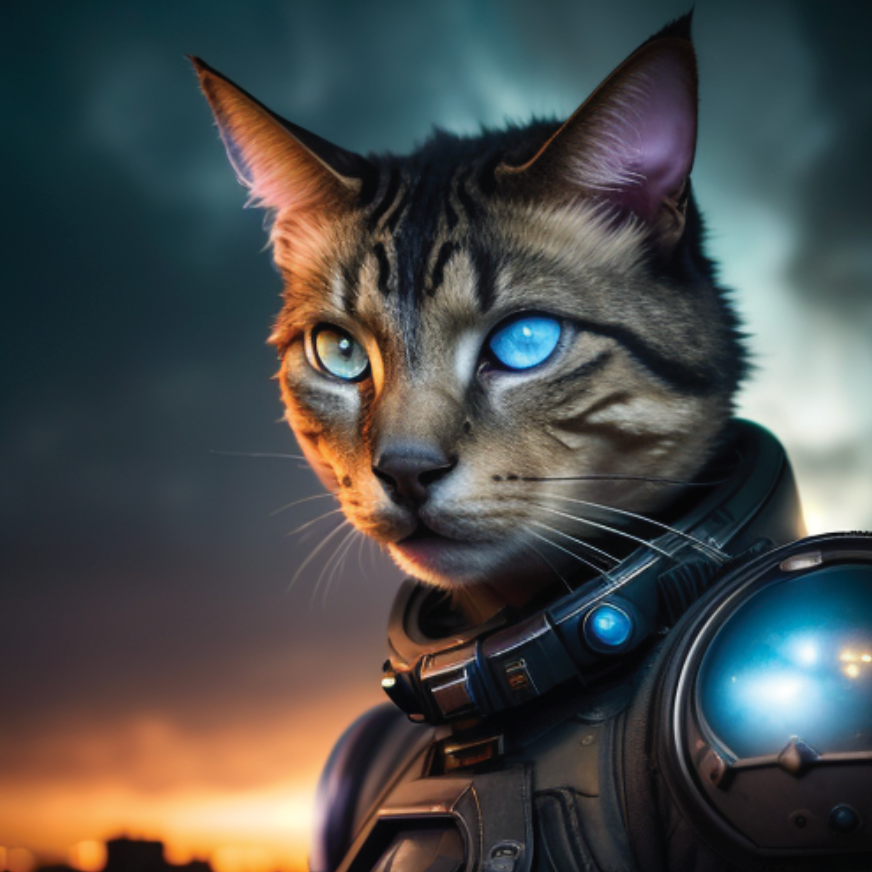 Space Cat Sticker Set
