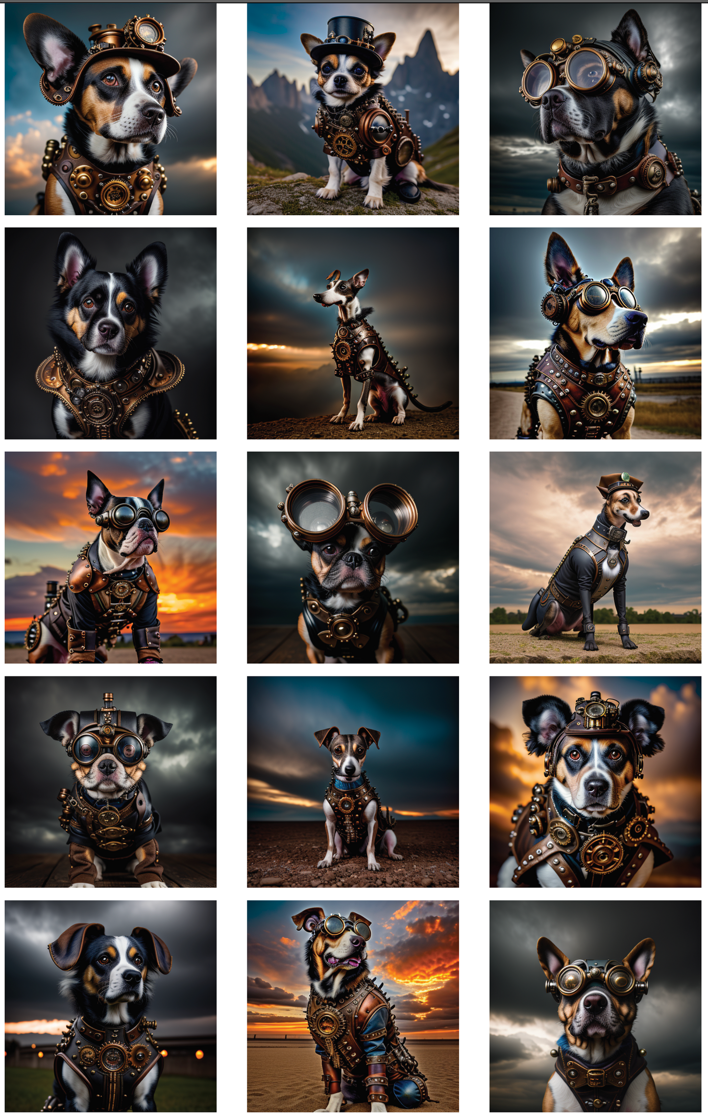 Steampunked Doge Sticker Set