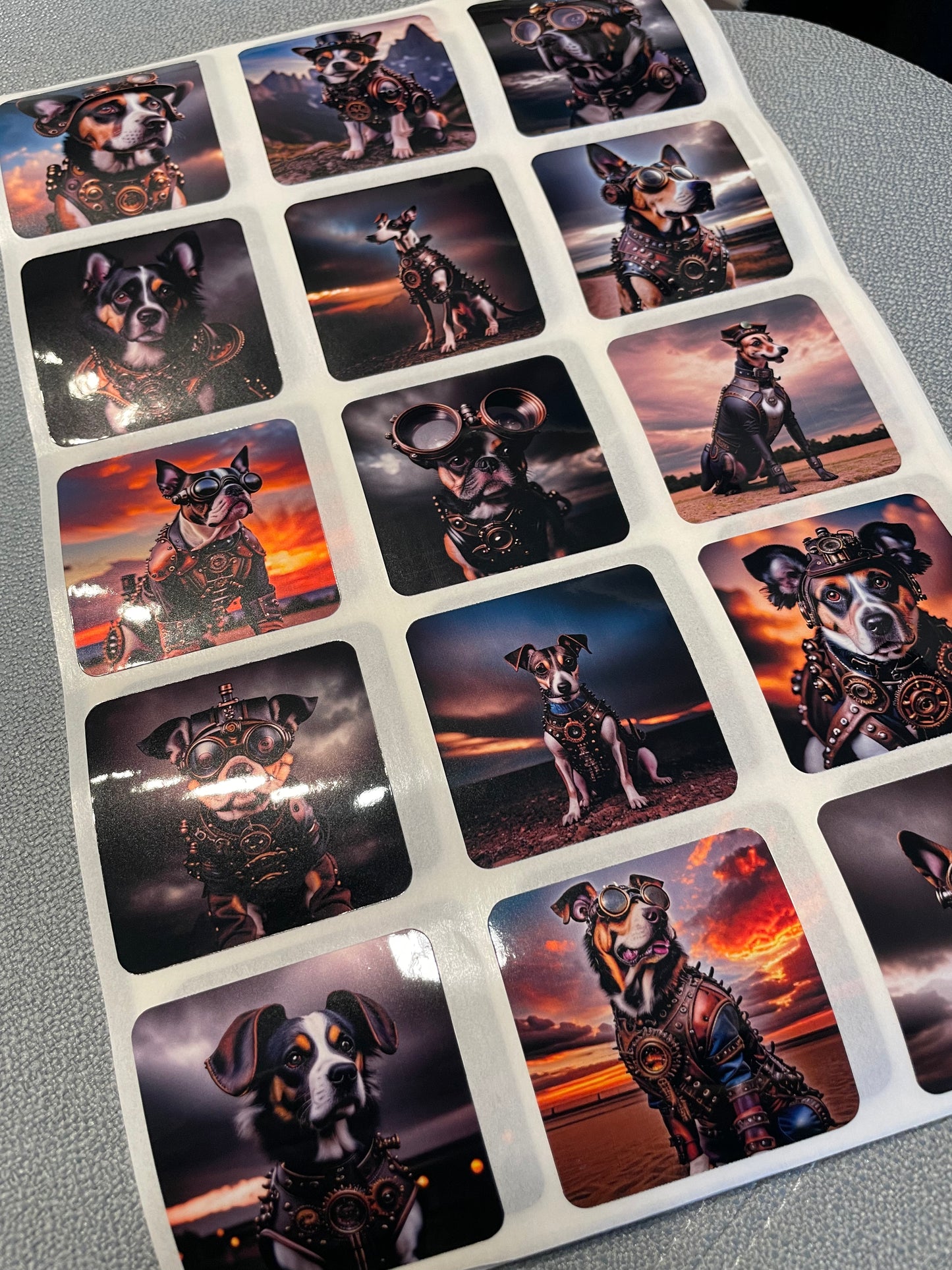 Steampunked Doge Sticker Set