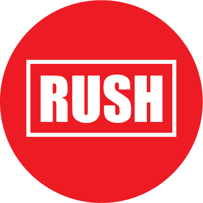 Rush 2" Circle Roll Labels