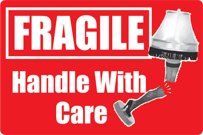 Fragile 2" x 3" Rectangle Roll Labels